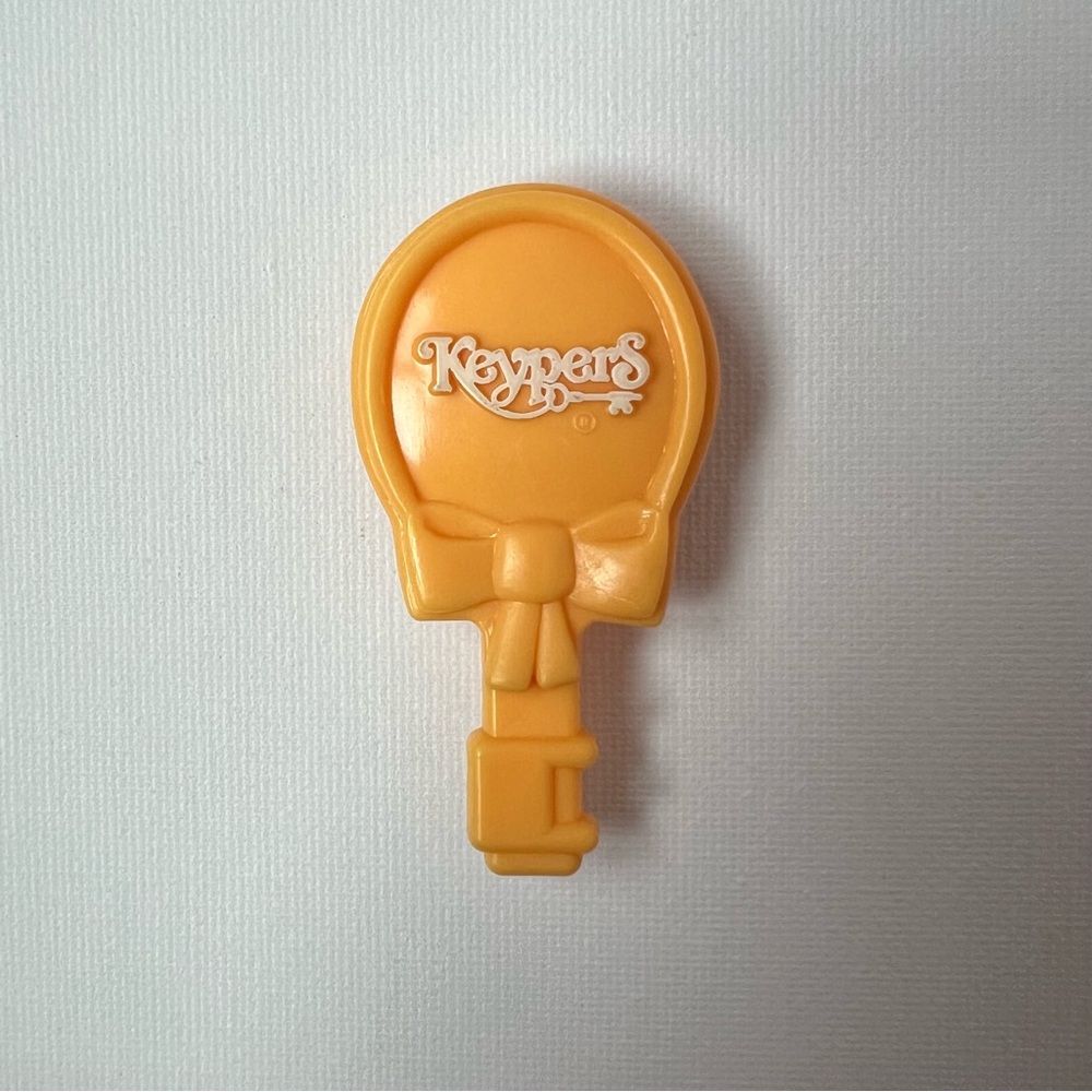 80s Tonka Keypers orange baby Ladybird replacement key brush